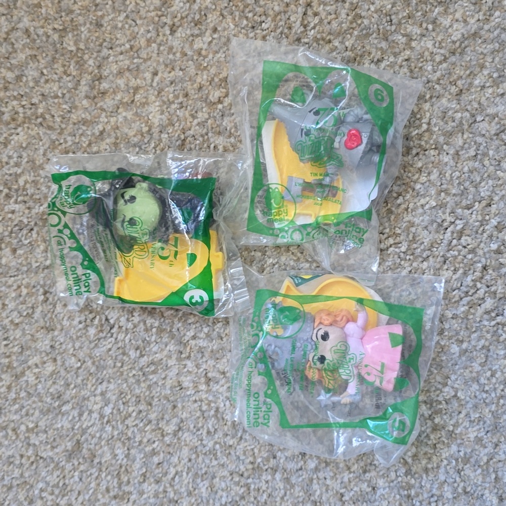 The Wizard of Oz McDonalds toys
